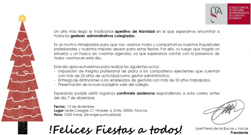 Aperitivo Navidad 2018